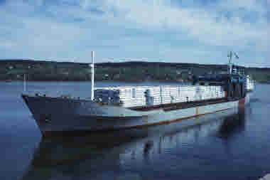 Shipping, transport, SCA, M/s Tunadal, 1989. Shipping (SCA-fartyg, godshantering , terminaler)

