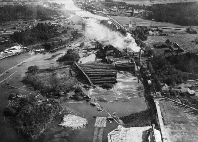 Laboratoriet, exteriörer, 1953. Forskningslaboratoriet 1945-