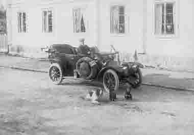 Nordin, Oscar Ludvig, chaufför i bilen 1913. Munksunds sågverk 1861-