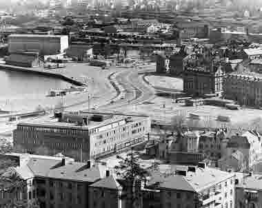 Norrmalms gamla bebyggelse, Skepparplatsen med SCAs Huvudkontor 1960 tal